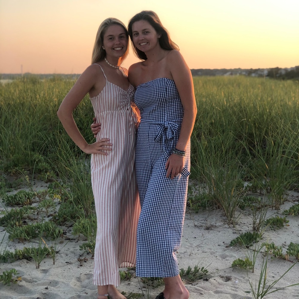 Striped jumpsuit